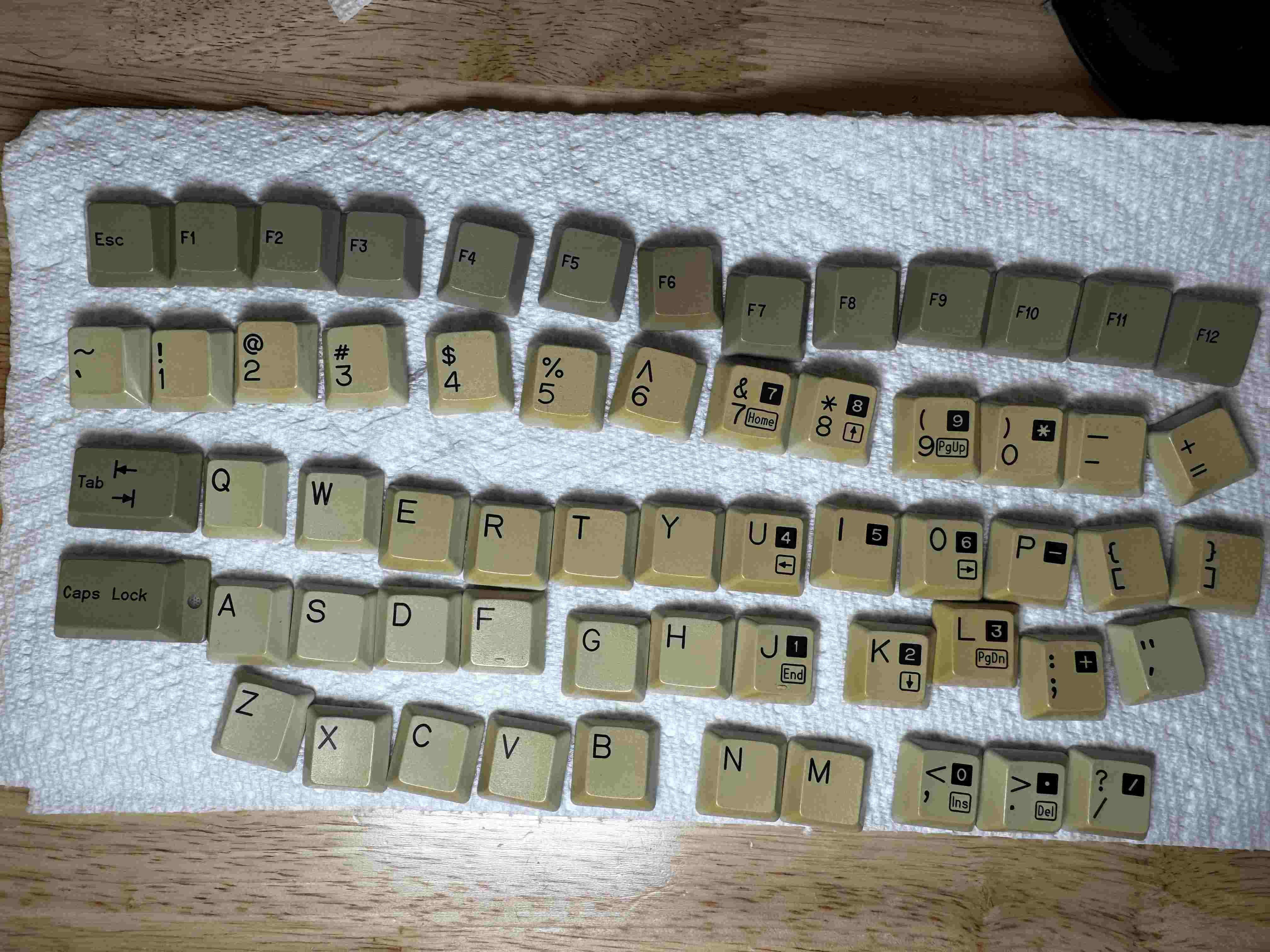 cleaned keys