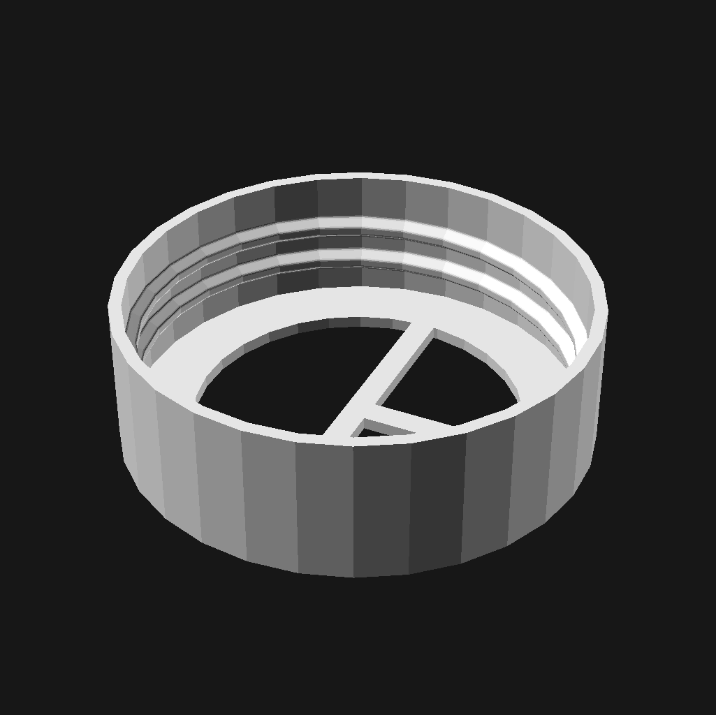 Rendered view of stl file