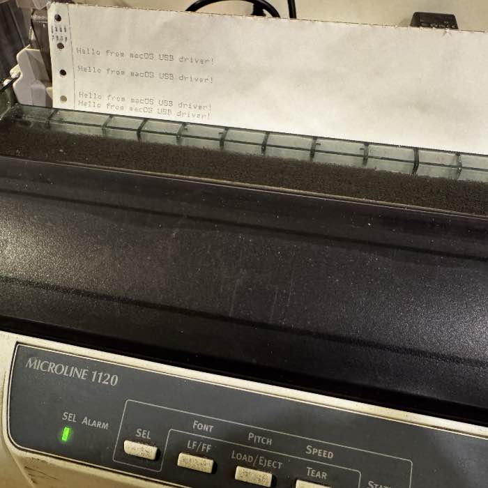 Dot Matrix Printer Client
