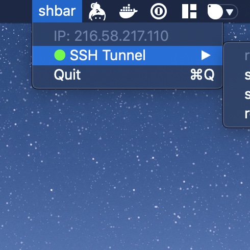 SHBAR - Shell Scripts in your macOS Menu